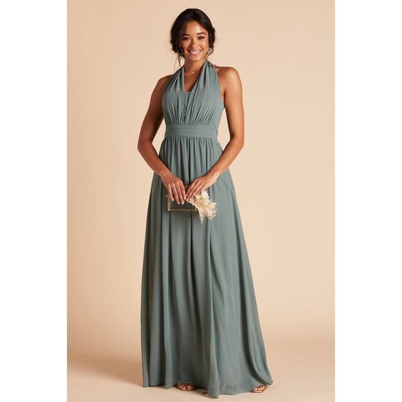 Birdy Grey Grace Convertible Dress in Sea Glass Chiffon - Picture 9 of 13